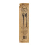 Wood Fiber Composite Reusable Cutlery 3/1 kit (Knife + Fork + Napkin) L:7.08in - 50 pcs Wood Fiber Composite Reusable Cutlery 3/1 kit (Knife + Fork + Napkin) L:7.08in - 50 pcs